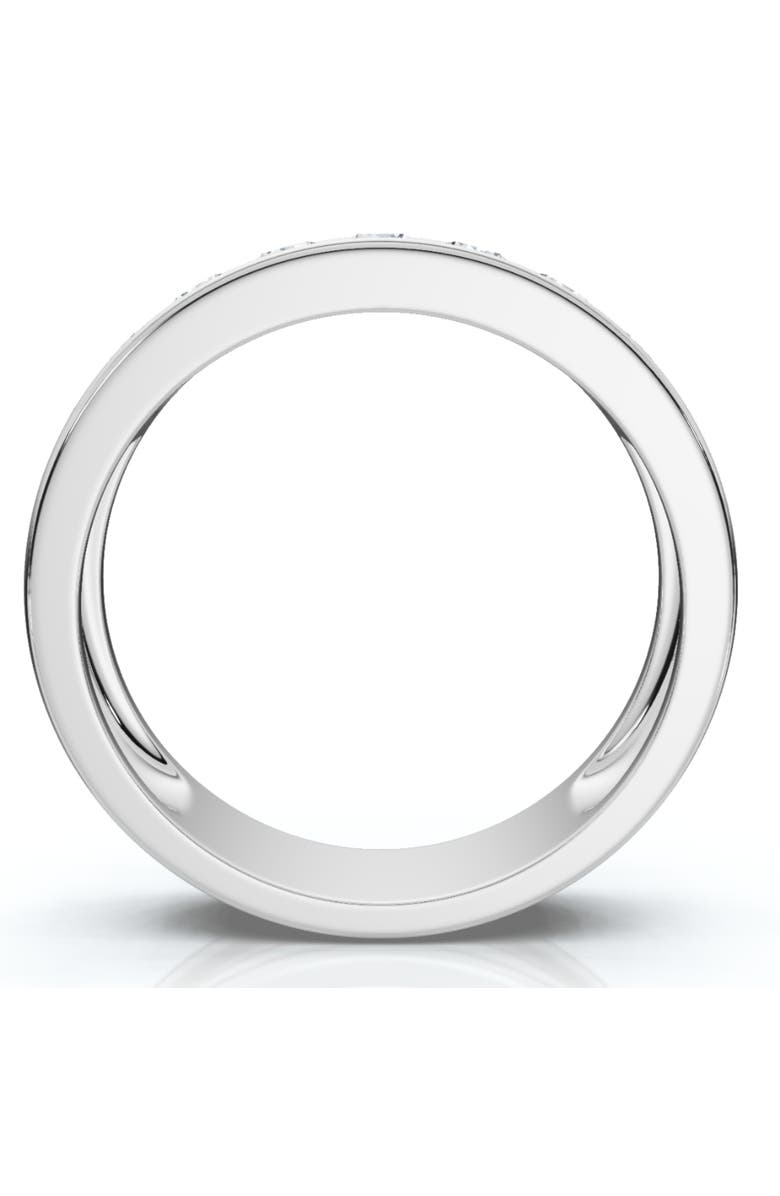 Bliss Diamond 5/8 Ct Mens Diamond Brushed Wedding Gold Ring, Alternate, color, 10K White Gold