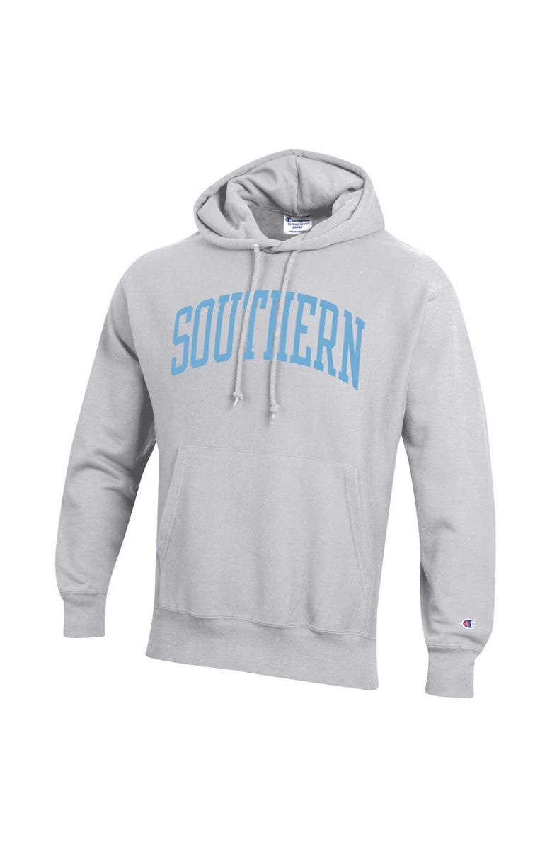 Champion Men's Champion Gray Southern University Jaguars Tall Arch Pullover Hoodie, Alternate, color,
