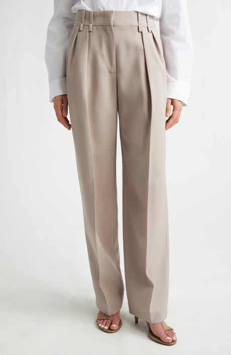 Relaxed Pleated Utility Pants