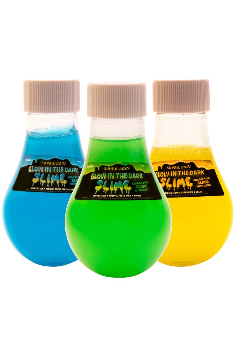 Glow In The Dark Pack, 3 Nontoxic, 5 oz Bottles, Main, color, Multicolored