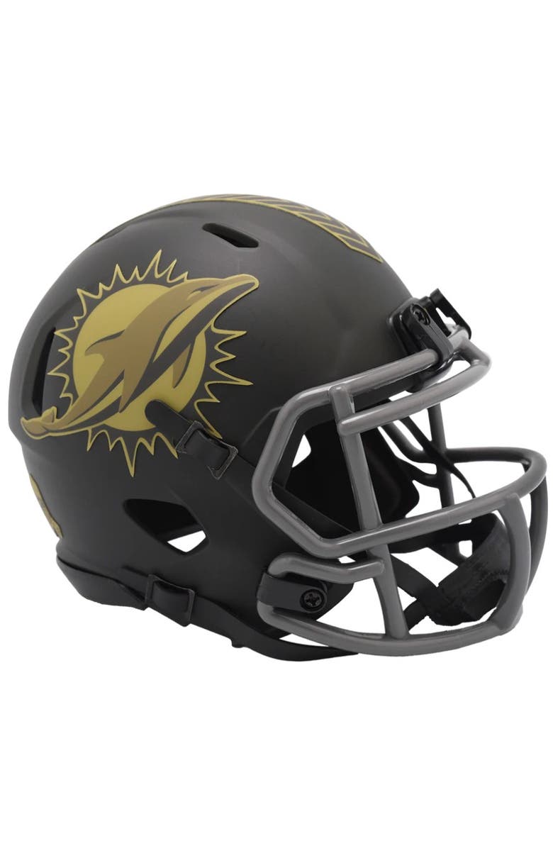 RIDDELL Miami Dolphins 2025 Salute to Service Mini NFL Football Helmet, Main, color, Team Color