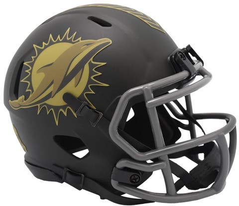 Miami Dolphins 2025 Salute to Service Mini NFL Football Helmet