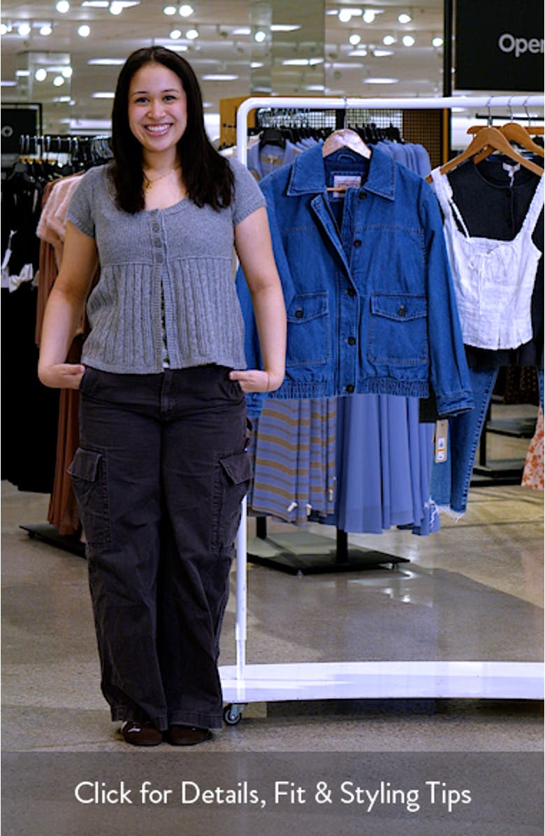 Laydown Denim Utility Jacket, sales video thumbnail