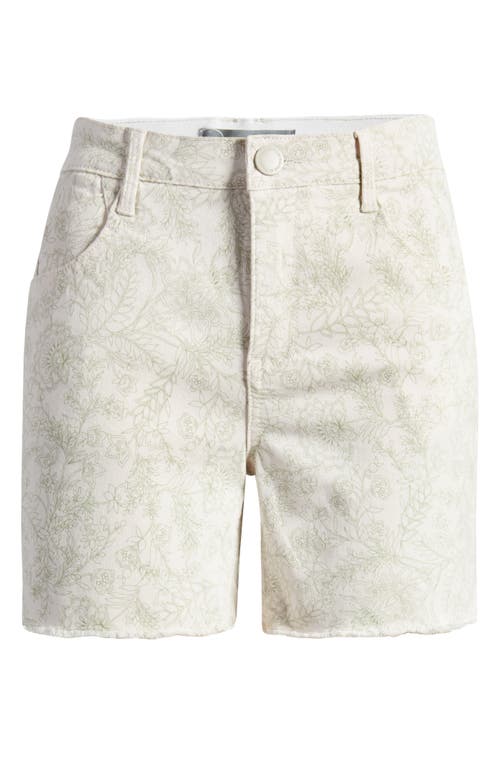 Wit & Wisdom 'ab'solution Floral High Waist Shorts In White