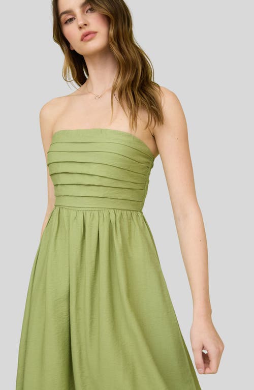 BLU PEPPER BLU PEPPER STRAPLESS MIDI DRESS