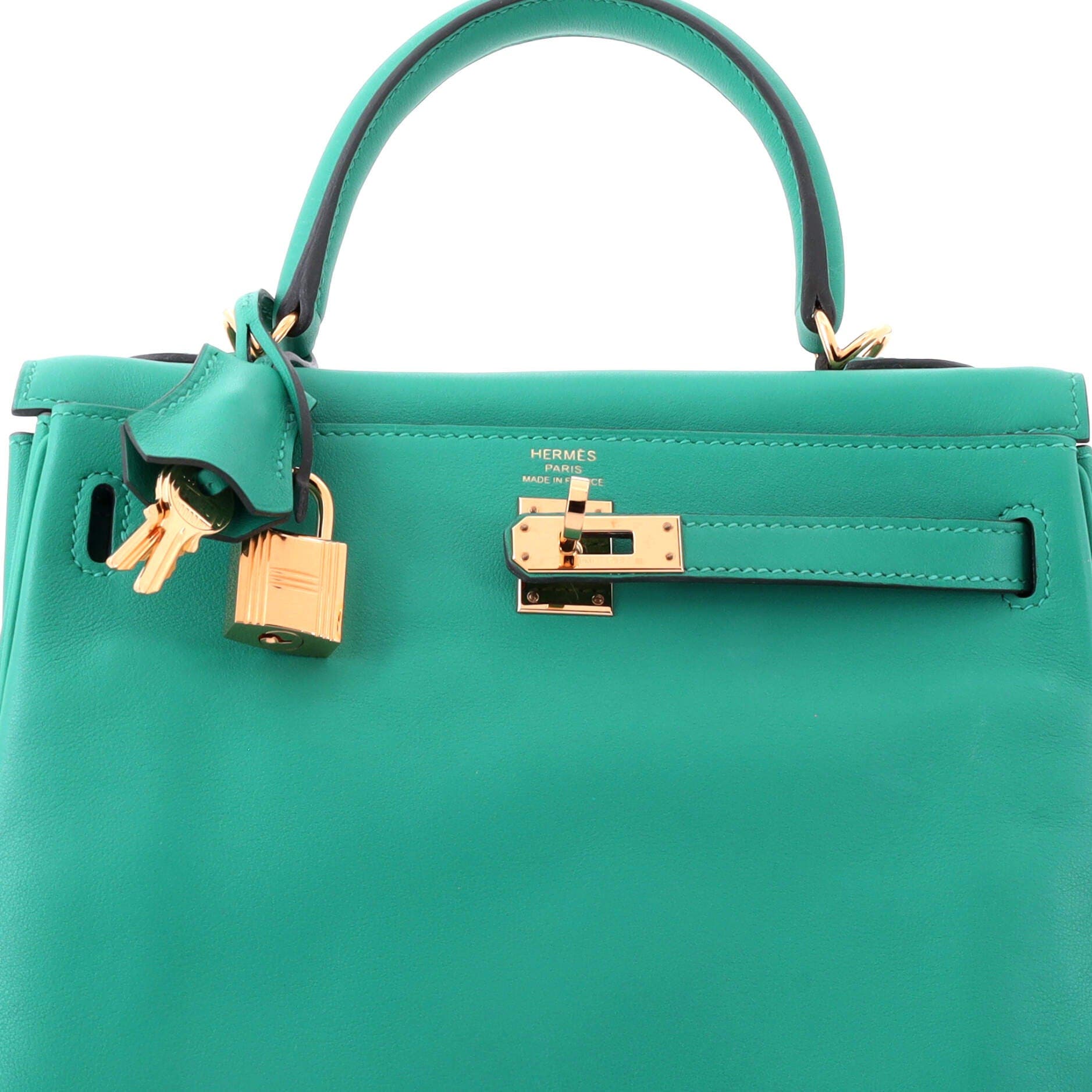 Kelly Handbag Green Swift with Gold Hardware 25, Alternate, color, Green
