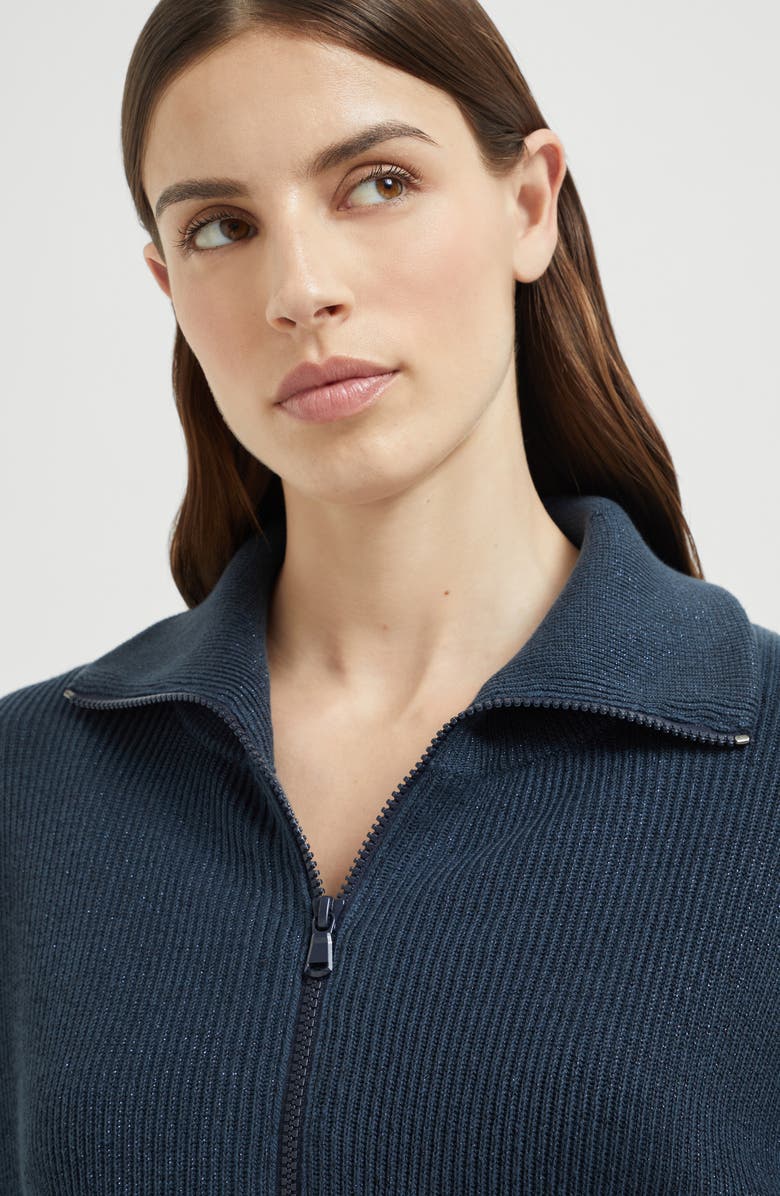 Brunello Cucinelli Vanisé cardigan, Alternate, color, Night