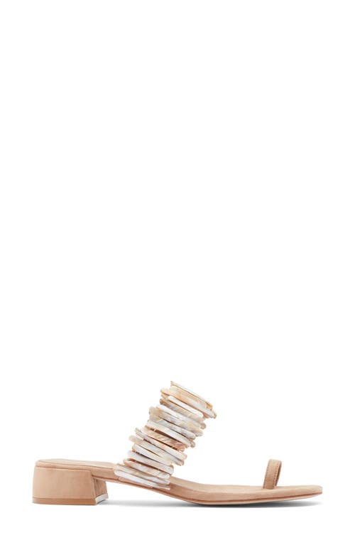 Jeffrey Campbell Undine Toe Loop Sandal In Neutral