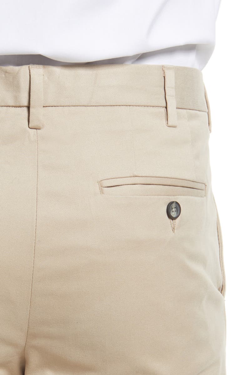 Vintage 1946 Stretch Cotton Flat Front Pants, Alternate, color, Khaki