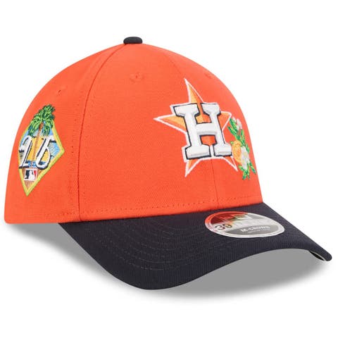 Men's New Era  Orange/Navy Houston Astros 2026 Spring Training M-Crown 39THIRTY Flex Hat