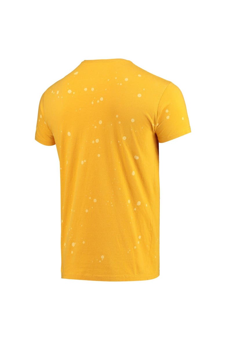 Men's Original Retro Brand Gold Kentucky State Thorobreds Bleach Splatter T-Shirt, Alternate, color, Gold