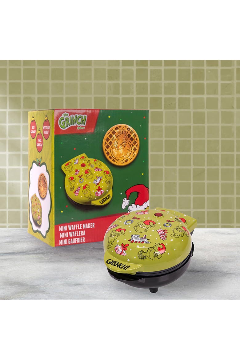 Dr. Seuss Grinch Mini Waffle Maker, Alternate, color, Green