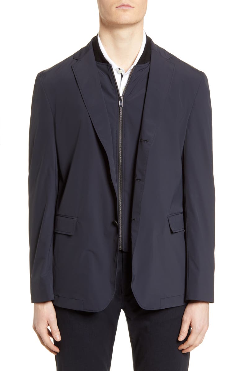 BOSS Hentrik Slim Fit Stretch Solid Sport Coat, Main, color, 