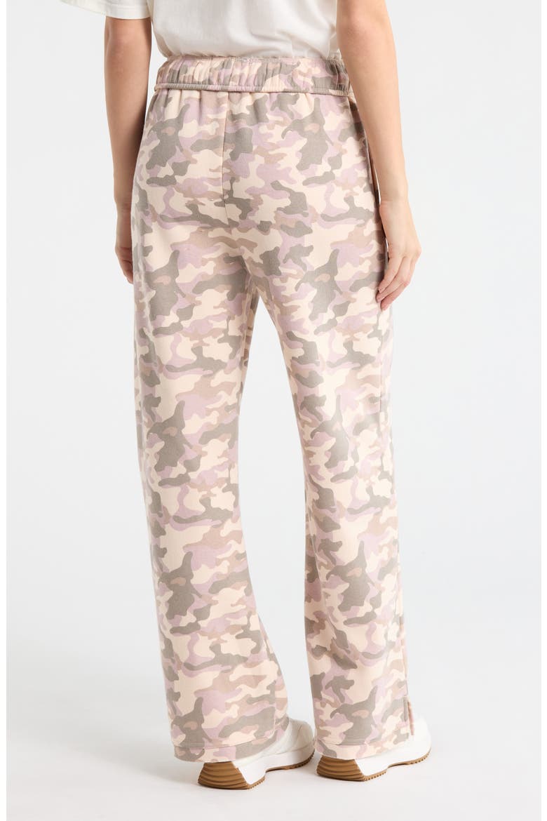 Pink Camo Fleece Pants, Alternate, color, PINK