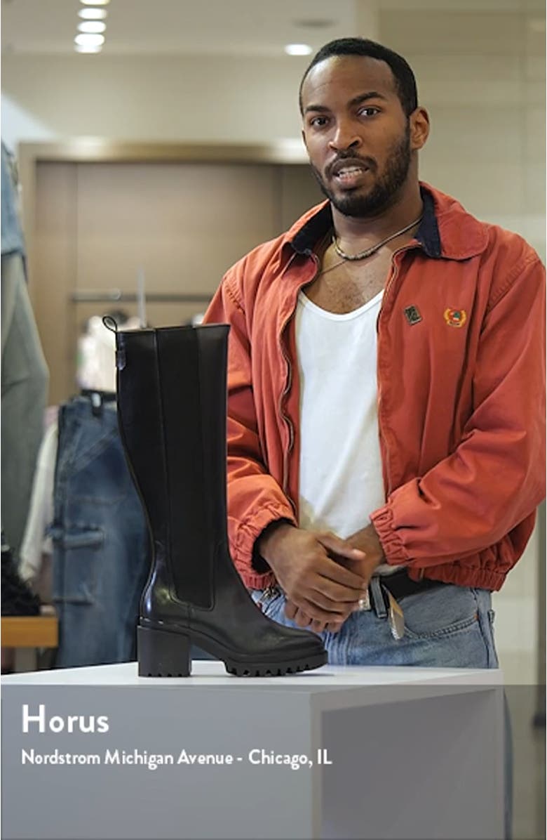 Natalia Lug Sole Knee High Boot, sales video thumbnail