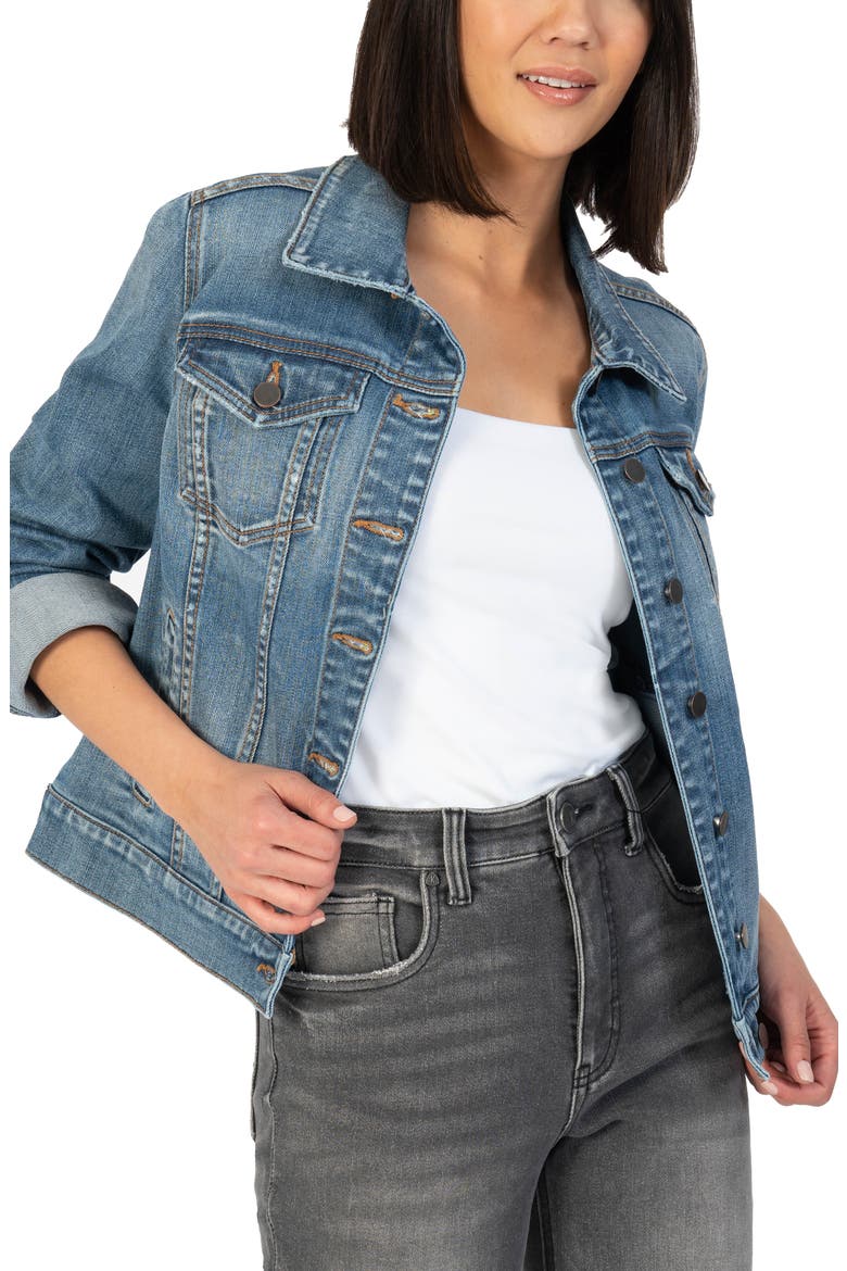 Jacqueline Denim Jacket, Alternate, color, INTENSIFY WITH MED