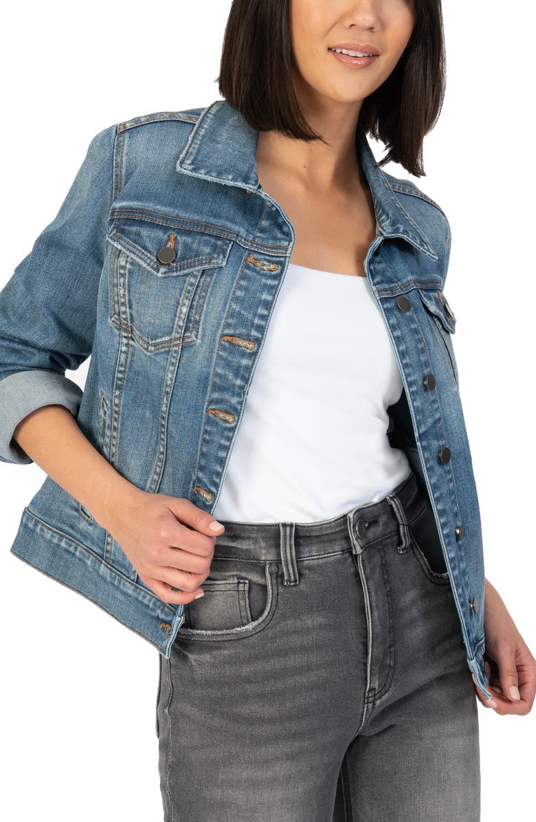 KUT from the Kloth Jacqueline Denim Jacket, Alternate, color,