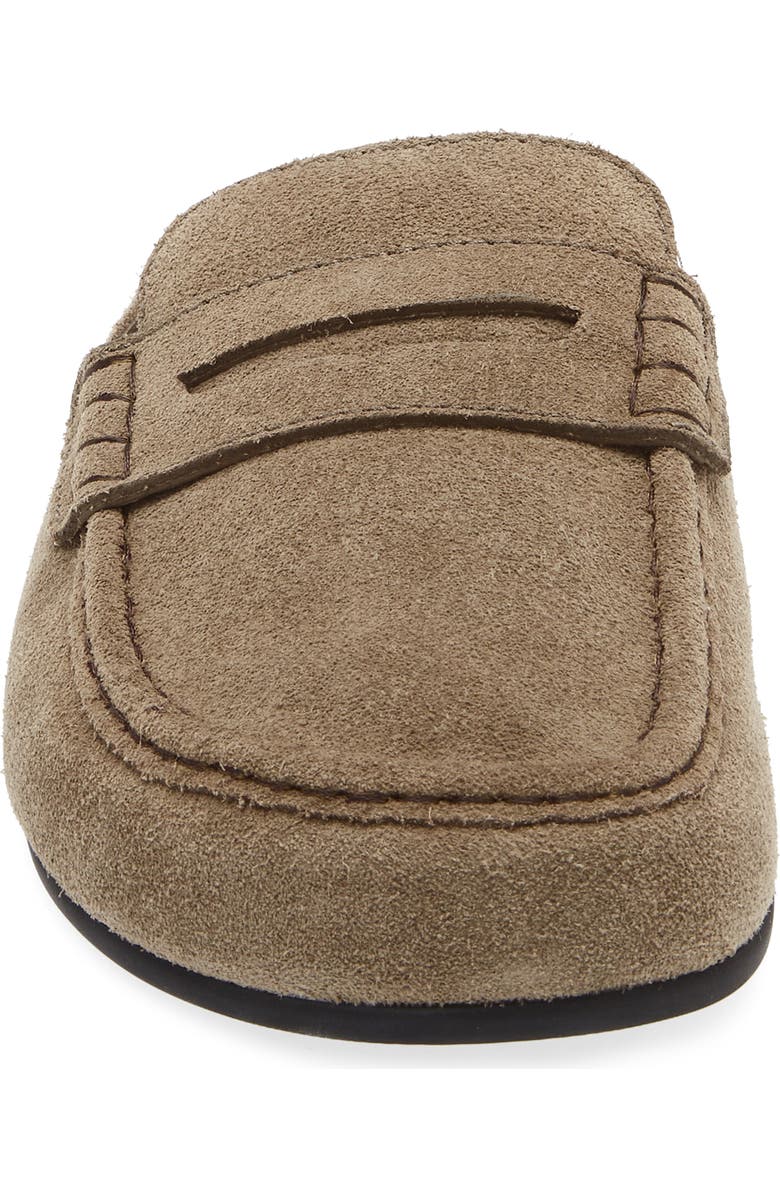 Jeffrey Campbell Miles Loafer Mule, Alternate, color, Light Khaki Suede