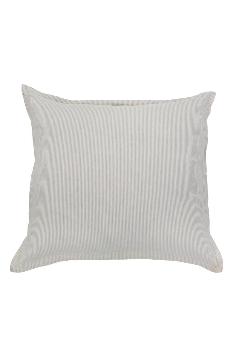 Pom Pom at Home Luke Stripe Cotton Sham, Main, color, Natural