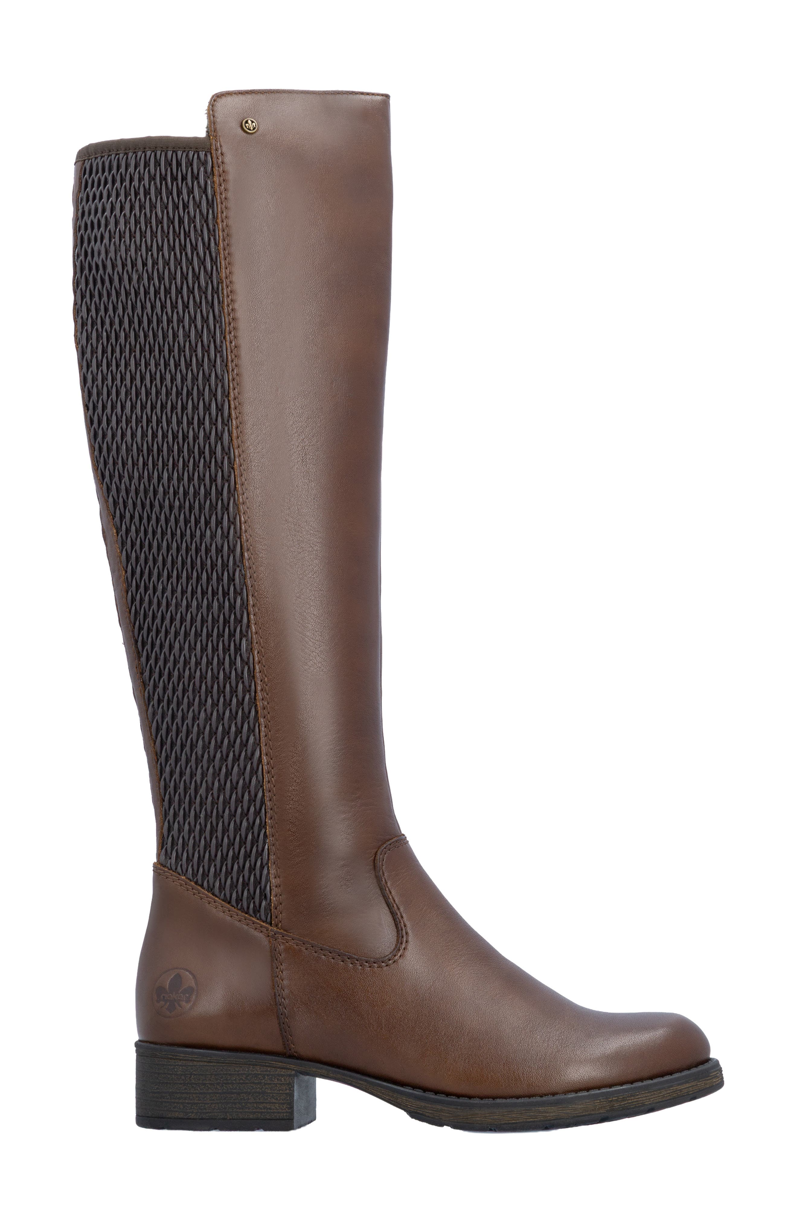 Faith 91 Riding Boot, Alternate, color, EBONY/ MORO/ CHESTNUT