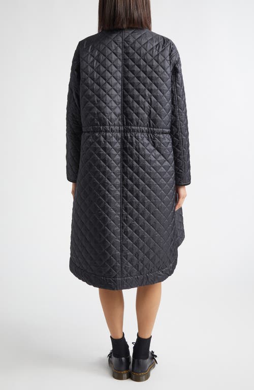Tao Comme Des Garçons Reversible Quilted Coat In Black