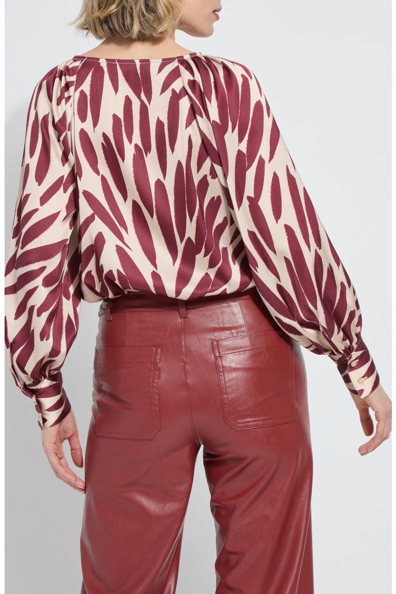 Naila Raglan Sleeve Top, Alternate, color, AUTUMN LEAF