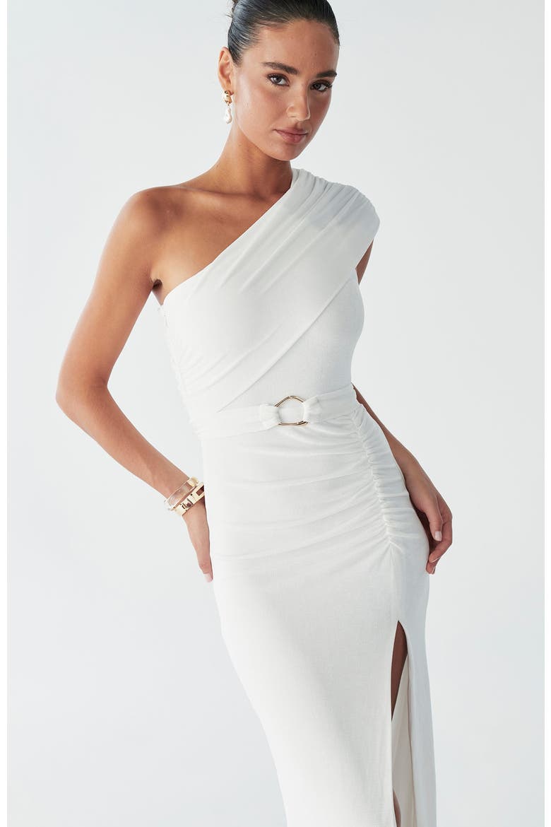 Meliza Dress, Alternate, color, White
