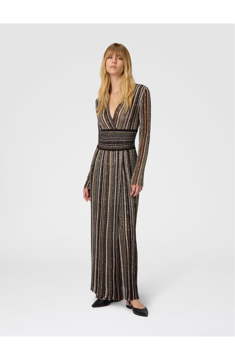 Missoni Long Dress With Sequin Embellishment, Alternate, color,