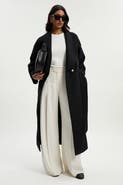 Karen Millen Petite Wrap Tailored Maxi Coat