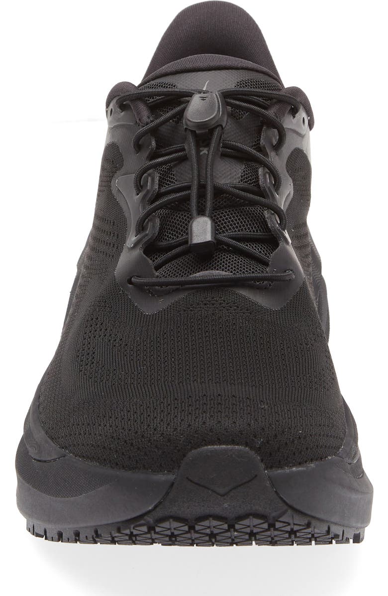 HOKA Arahi Waterproof Running Sneaker, Alternate, color, Black / Black