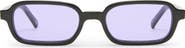 Le Specs Pilferer 53mm Rectangular Sunglasses