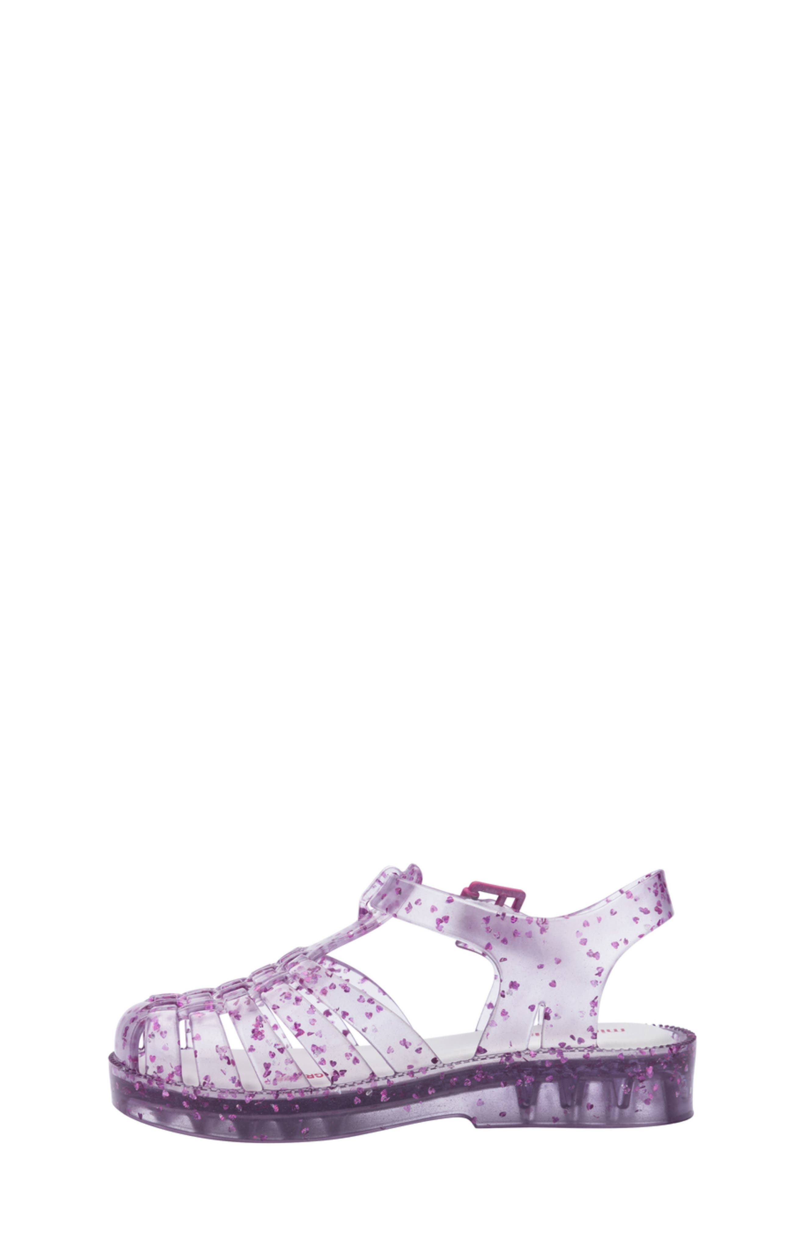Mini Melissa Kids' Possession Glitter Fisherman Sandal, Alternate, color, 