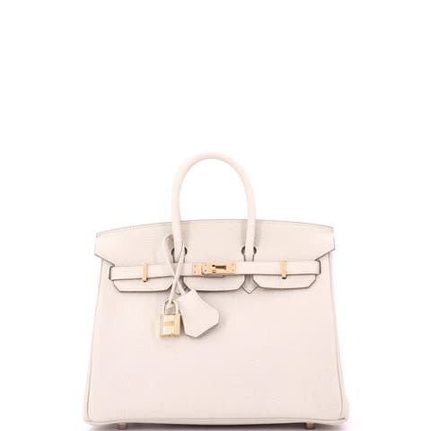 Birkin Handbag Light Togo with Rose Gold Hardware 25