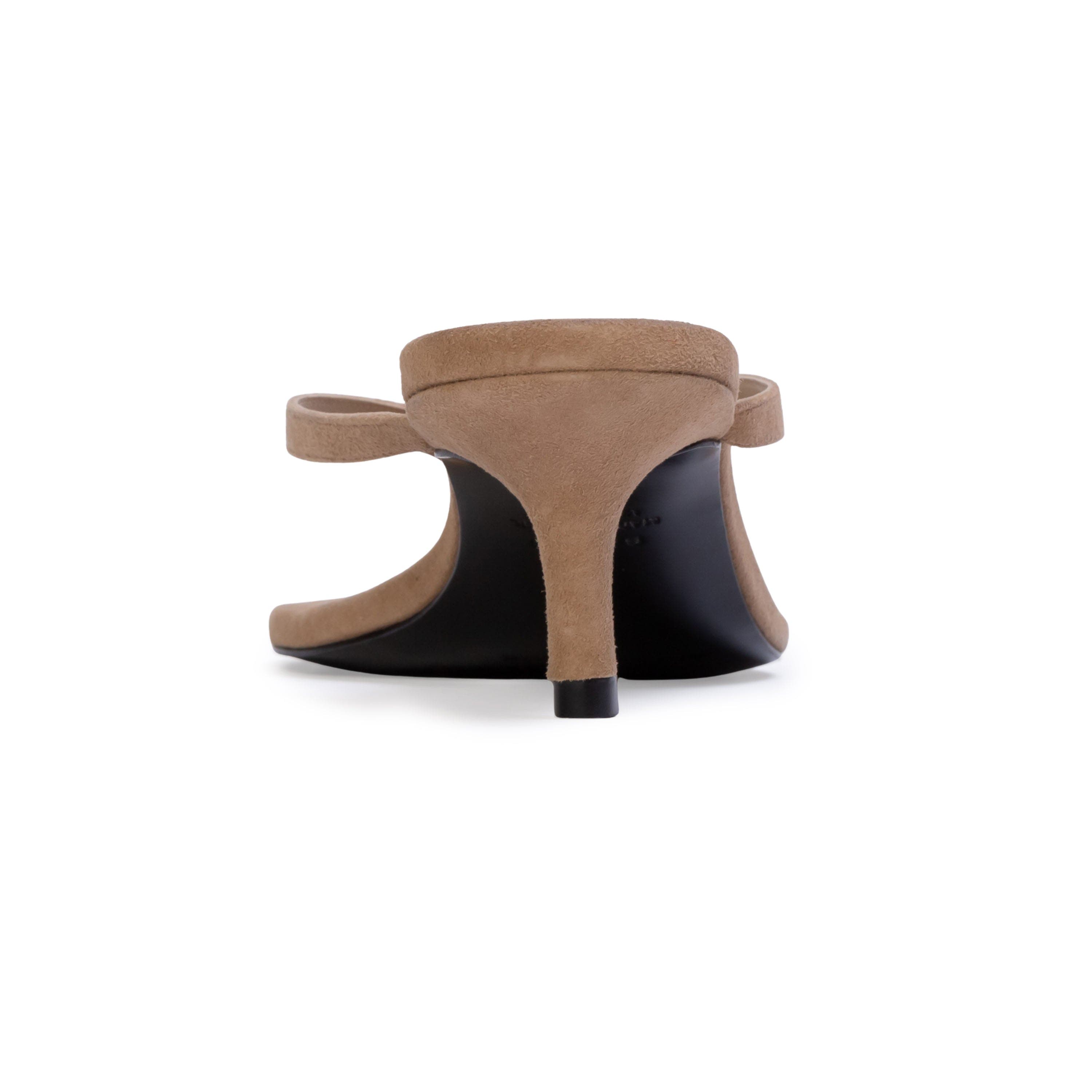 Tash 50 Suede Sandal, Alternate, color, Latte Suede