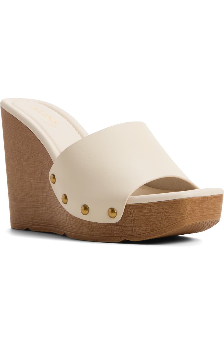 ALDO Grounded Platform Wedge Sandal, Main, color,