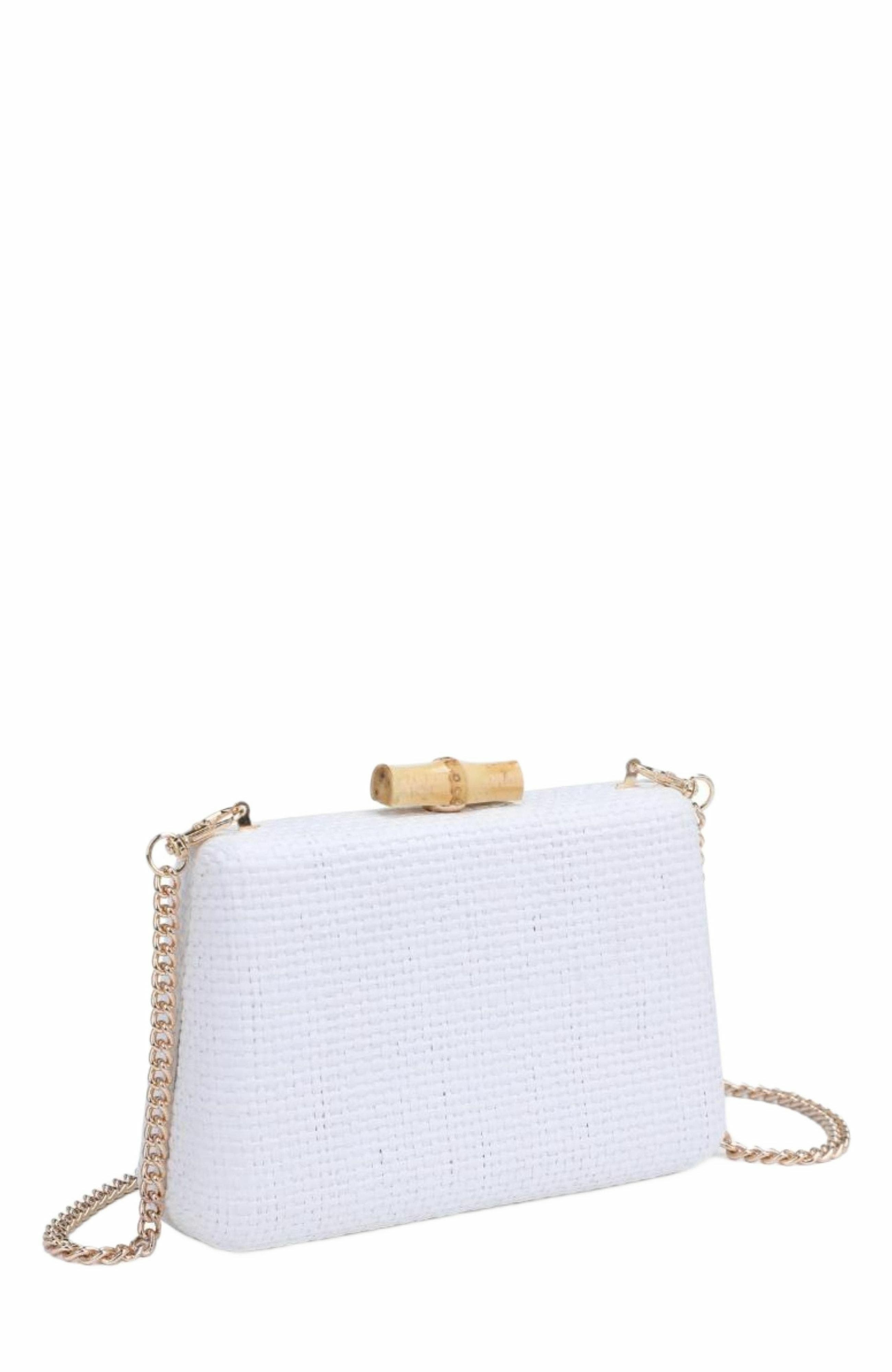 MODA LUXE Melina Evening Bag, Alternate, color, White