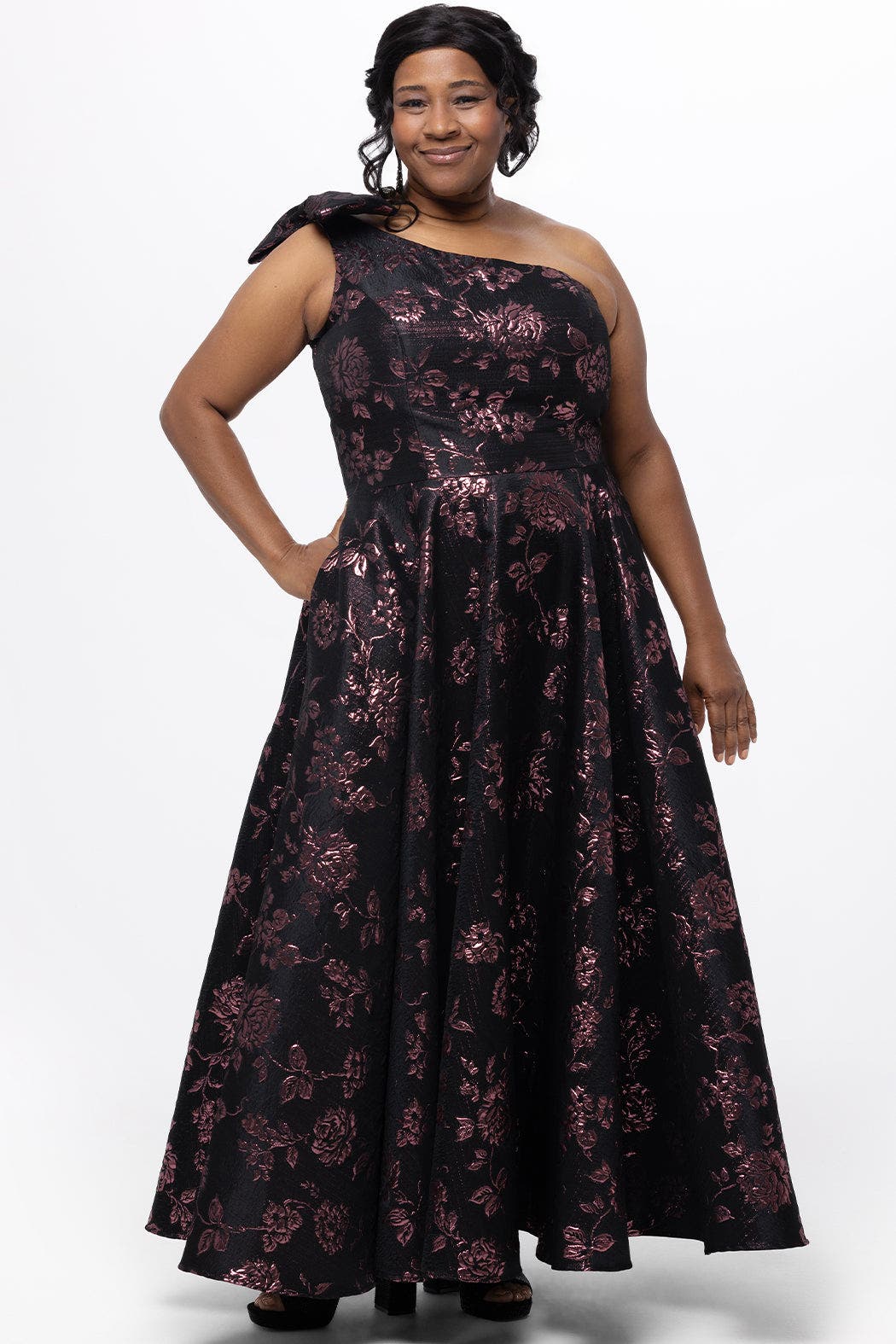 selected Rose/Black