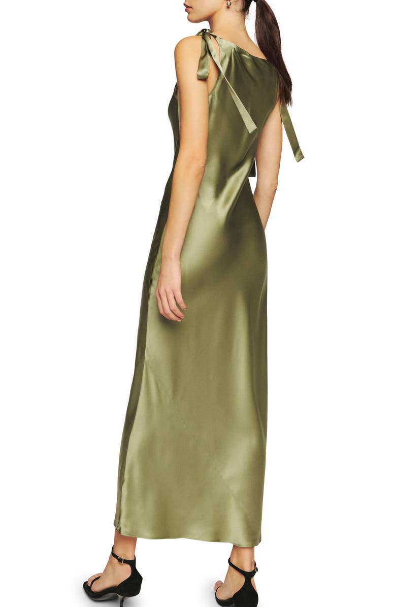 Reformation Aden Floral Silk Maxi Dress, Alternate, color,