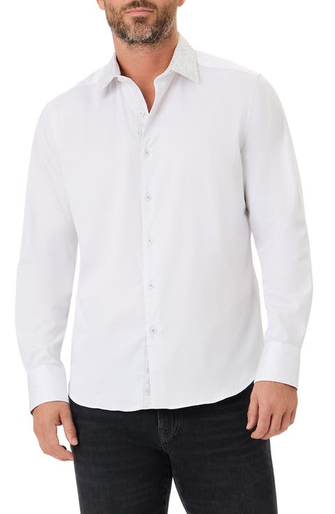Shepley Spread Collar Button-Up Shirt