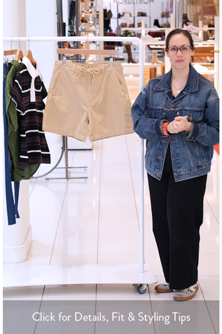Drawstring Airy Denim Shorts video