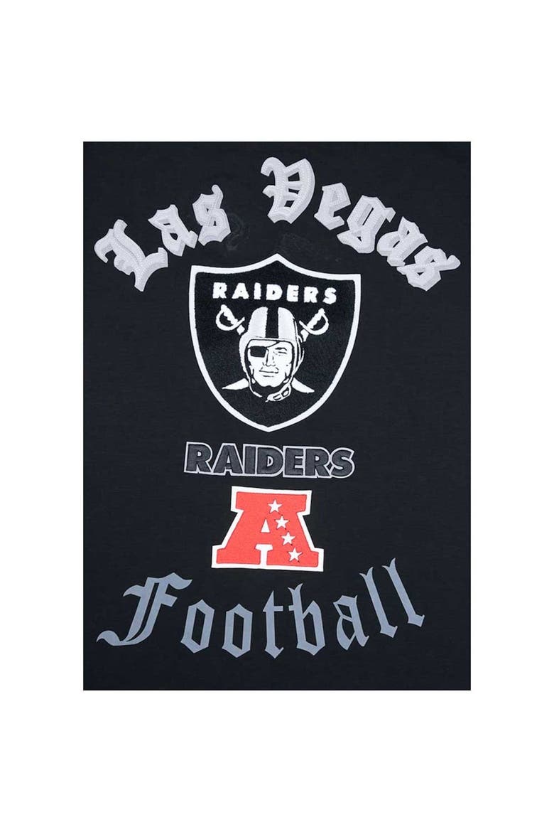 Men's Pro Standard Black Las Vegas Raiders Old English T-Shirt, Alternate, color, Black