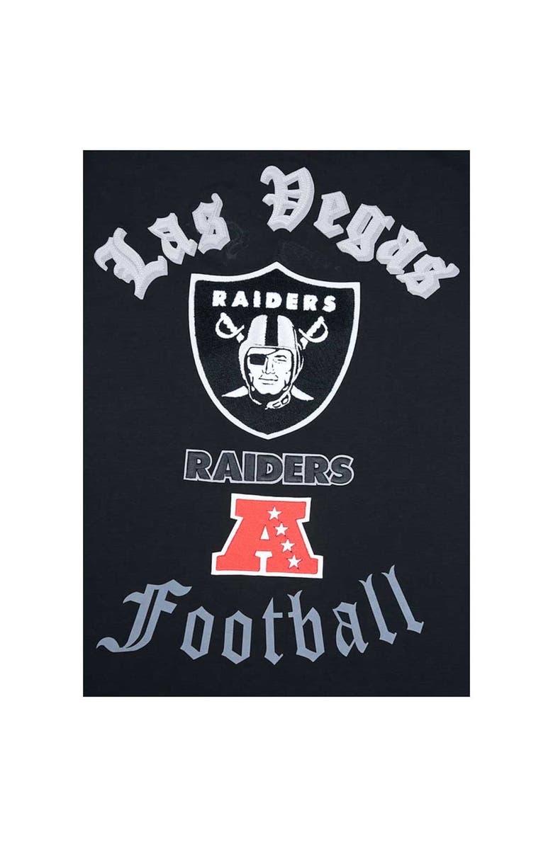 PRO STANDARD Men's Pro Standard Black Las Vegas Raiders Old English T-Shirt, Alternate, color, Black