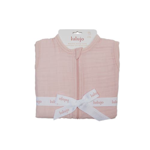 Lulujo Cotton Muslin Sleep Sack 1.0 Tog In Ballet Slipper