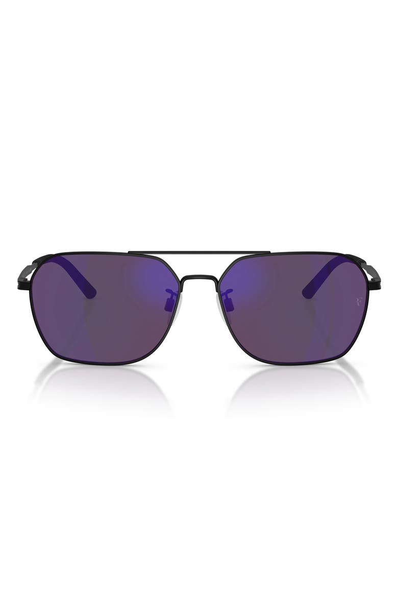 Oliver Peoples 58mm Roger Federer R-17 Irregular Sunglasses, Main, color, 