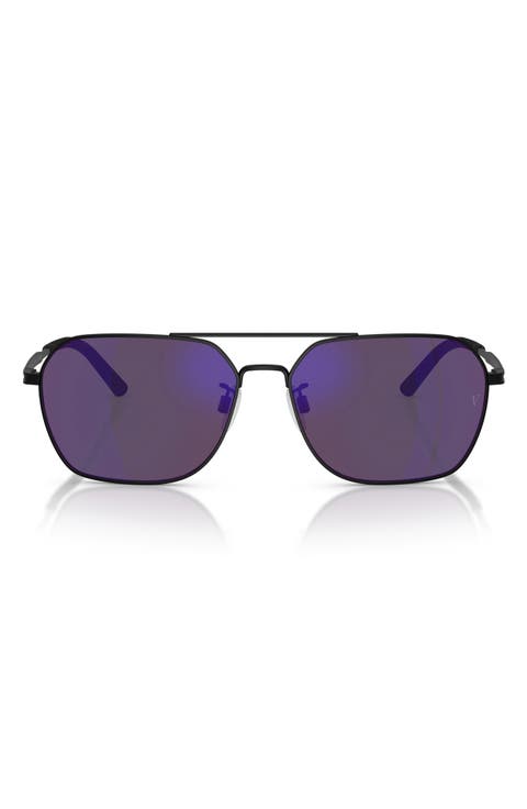 58mm Roger Federer R-17 Irregular Sunglasses