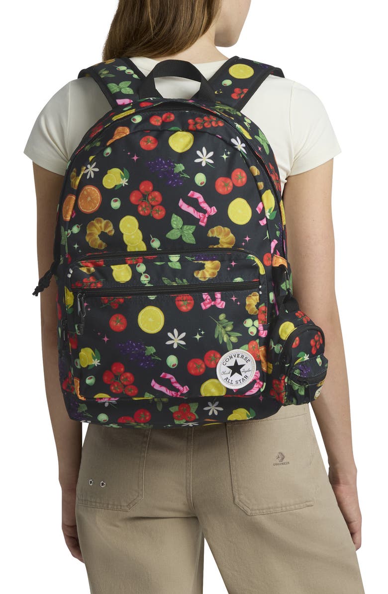 Converse Go2 Backpack, Alternate, color, Black/ Multi