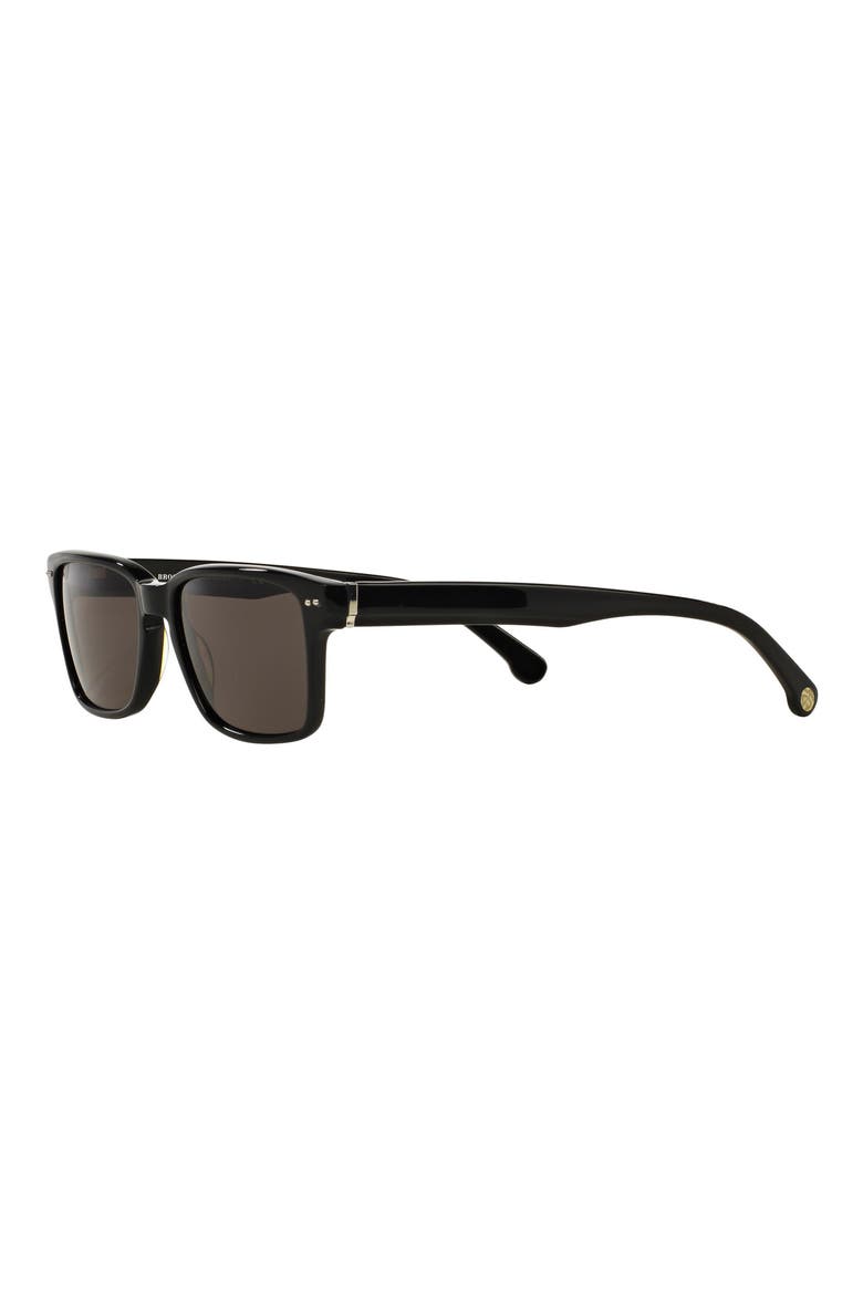 52mm Rectangular Sunglasses, Alternate, color, BLACK/ GREY