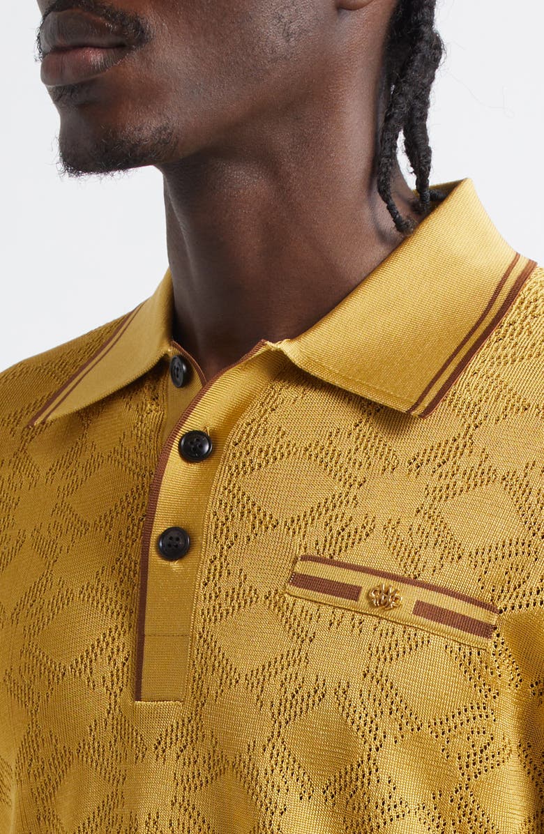 AMIRI MA Quad Tipped Pointelle Polo, Alternate, color, 