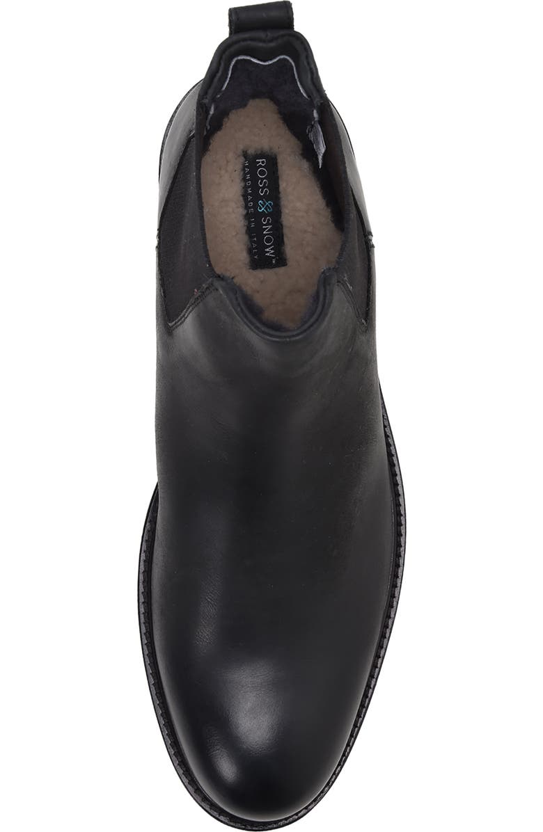 Ross & Snow Fabio Genuine Shearling Lined Chelsea Boot, Alternate, color,