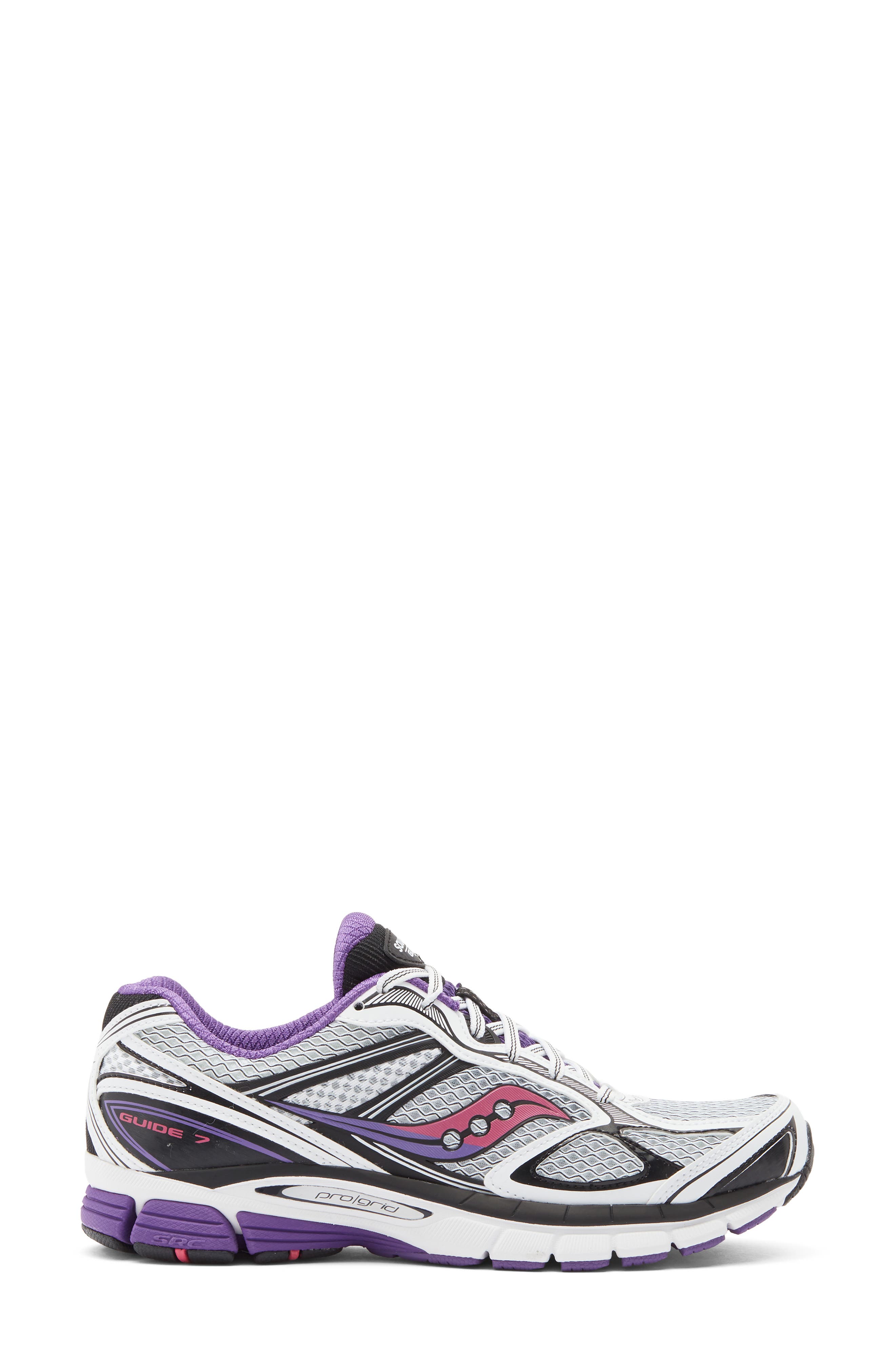 Gender Inclusive ProGrid Guide 7 Sneaker, Alternate, color, WHITE/ DRUPE